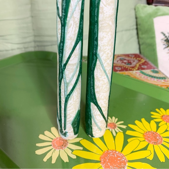 Floral Taper Candles - Picture 7 of 7